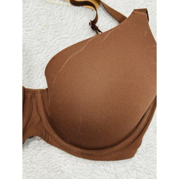 NWT SKIMS FITS EVERYONE FULL COVERAGE BRA COCOA 34D - Picture 4 of 5